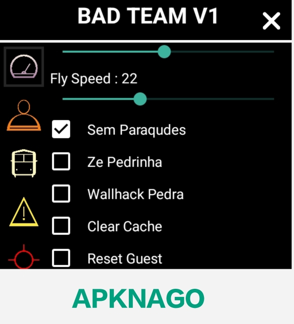 Bad Team Mod Menu APK v25 [ FF OB45] Download for Android 1