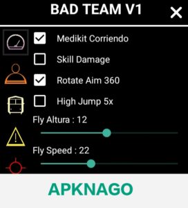 Bad Team Mod Menu APK [ FF OB35 Hack] Download for Android