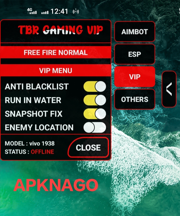 TBR Gaming VIP APK [Red OB42 FF Mod] Download for Android